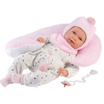 Kép 2/3 - Llorens: Mimi 42 cm-es baba hanggal, pocak párnával