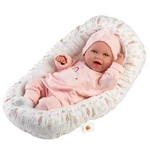 Kép 4/4 - Llorens: Mimi 42 cm-es mosolygós baba cumival és babafészekkel