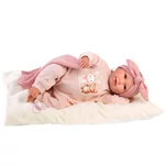 Kép 3/4 - Llorens: Mimi 42 cm-es síró baba párnával és takaróval
