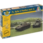 Kép 1/7 - Italeri 1/72 Pz. Kpfw. V Panther Ausf. G Párduc tank 2 db-os makett szett