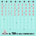 Kép 2/7 - Italeri 1/72 Pz. Kpfw. V Panther Ausf. G Párduc tank 2 db-os makett szett