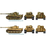 Kép 3/6 - Italeri 1/72 Pz. Kpfw. VI Tiger I Ausf. E Tigris tank 2 db-os makett szett