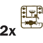 Kép 4/5 - Italeri 1/72 Willys Jeep 1/4 ton 4×4 katonai járművek 2 db-os makett szett