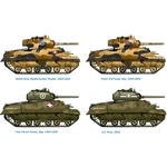 Kép 3/5 - Italeri 1/72 M4A2 Sherman III tank 2 db-os makett szett
