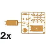 Kép 5/5 - Italeri 1/72 M4A2 Sherman III tank 2 db-os makett szett