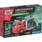 Kép 1/3 - Science &amp; Play: Mechanikai műhely – Tűzoltó autó építőkészlet – Clementoni