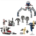 Kép 2/6 - LEGO® Star Wars™: Klónkatona™ és harci droid™ harci csomag (75372)