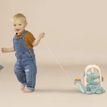Kép 3/4 - Little Smoby: Húzható teknős golyópálya bébijáték – Simba Toys