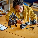 Kép 6/9 - LEGO® Super Heroes: Batman™ építőfigura és a batmotor (76273)