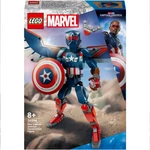 Kép 1/7 - LEGO® Marvel: Az új Amerika Kapitány építőfigura (76296)