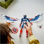 Kép 3/7 - LEGO® Marvel: Az új Amerika Kapitány építőfigura (76296)