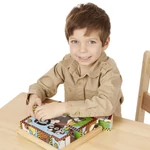 Kép 3/3 - Háziállatok fa kockakirakó – Melissa & Doug
