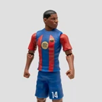 Kép 4/4 - Focista akciófigura, 20 cm - FC Barcelona, Rashford 14-es mezben