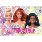 Kép 2/2 - Barbie barátnők 60 db-os glitter puzzle 50×35 cm – Lisciani