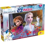 Kép 1/3 - Jégvarázs 2 2 az 1-ben 24 db-os puzzle és színező 50×35 cm – Lisciani