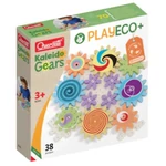 Kép 1/4 - Quercetti: Play Eco Kaleido fogaskerekek játékszett 38 db-os