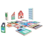 Kép 3/3 - Building Blocks: Város – Fa építőkocka szett