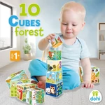Kép 2/3 - 10 Cube Kockarakosgató játék – Erdő