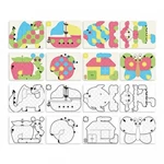 Kép 3/4 - Quercetti: Play Eco Fantacolor junior pötyi készlet 58 db-os