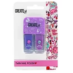 Kép 2/2 - Canenco: Create It! lila körömlakk 2 db-os szett