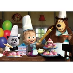 Kép 2/2 - Mása és a medve muffin sütés 24 db-os puzzle 50×35 cm – Lisciani