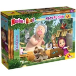 Kép 1/2 - Mása és a medve fürdőzés 24 db-os maxi padló puzzle 70×50 cm – Lisciani