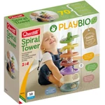 Kép 1/2 - Quercetti: Play Bio Spiral Tower golyópálya 46 db-os