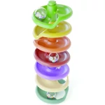 Kép 2/2 - Quercetti: Play Bio Spiral Tower golyópálya 46 db-os