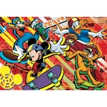 Kép 2/3 - Mickey egér 2 az 1-ben 60 db-os puzzle és színező 50×35 cm – Lisciani