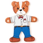 Kép 2/6 - Öltöztethető kutyus fa puzzle 18 db-os – Woodyland