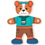 Kép 4/6 - Öltöztethető kutyus fa puzzle 18 db-os – Woodyland
