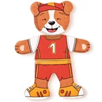 Kép 6/6 - Öltöztethető kutyus fa puzzle 18 db-os – Woodyland
