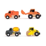 Kép 2/3 - Építőipari járműves játékszett 12 db-os – Woodyland