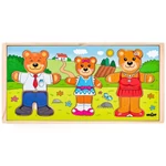 Kép 1/4 - Öltöztethető medvecsalád fa puzzle – Woodyland