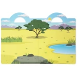 Kép 2/3 - Szafari pufi matrica készlet – Melissa & Doug