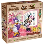 Kép 1/3 - Minnie egér és Daisy kacsa kalandjai 2 az 1-ben 24 db-os Eco maxi puzzle és színező 70×50 cm – Lisciani