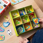 Kép 3/3 - Montessori: Boldog állatok játékgyűjtemény 67 db-os szett – Lisciani