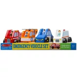 Kép 1/3 - Vészhelyzet fa járművek és figurák – Melissa & Doug