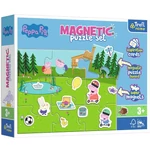 Kép 1/2 - Peppa malac mágneses puzzle szett kiegészítőkkel – Trefl