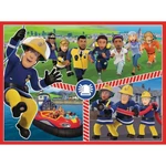 Kép 3/4 - Sam a tűzoltó puzzle és memóriakártya 2 az 1-ben szett – Trefl