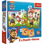 Kép 1/4 - Mancs Őrjárat 2 az 1-ben puzzle és memóriajáték – Trefl