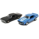 Kép 6/6 - Halálos iramban: 1969 Chevrolet Camaro és 1968 Dodge Charger Widebody 2 db-os csomag 1/32 méretarány – Jada Toys
