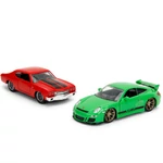 Kép 2/2 - Fast &amp; Furious Legacy Series – Dom Chevrolet Chevelle SS és Porsche 911 GT3 (997) fém autómodell szett - Jada Toys