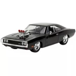 Kép 2/3 - Halálos iramban: 1970 Dodge Charger fém autómodell Dom figurával 1/24 – Simba Toys