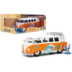 Kép 1/3 - Disney Stitch – 1961 Volkswagen Busz kisautó Stitch figurával 1/24 – Jada Toys