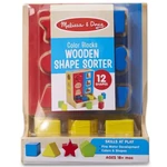 Kép 1/5 - Színes fa formarendező készségfejlesztő – Melissa&Doug