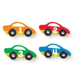 Kép 3/3 - Versenypálya játszószőnyeg 4 db autóval – Melissa & Doug