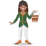 Kép 3/3 - Lovas klub pufi matrica készlet – Melissa & Doug