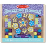 Kép 2/4 - Ragyogó virágok fa gyöngyszett 45 elemmel – Melissa & Doug