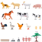 Kép 2/2 - Faunica: Farm állatai játékszett vödörben – Woodyland